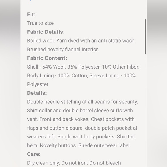 Brightside Pine bark Shacket - Picture 4 of 6